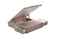 Detalle canapé abatible tapizado 2 caj.laterales